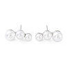 Rack Plating Brass Stud Earrings for Women KK-Z038-12P-1