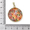 Handmade Lampwork Pendants LAMP-D002-04B-G-3