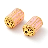 Alloy Enamel Beads ENAM-B001-01A-2