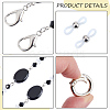 Acrylic Oval Beads Eyeglass Chains AJEW-CN0006-71B-6