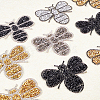 Fingerinspire Rhinestones Sew on/Iron on Patches DIY-FG0001-38-5