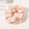 Satin Face Elastic Hair Accessories OHAR-PW0007-43R-1