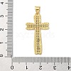 Brass Micro Micro Pave Clear Cubic Zirconia Pendants KK-A212-01J-G-3