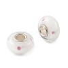 Lampwork & Brass Core European Beads LAMP-P019-01P-23-2