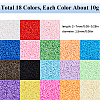 180G 18 Colors Handmade Polymer Clay Sprinkles CLAY-SC0002-11-2