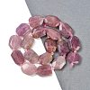 Natural Rose Quartz Beads Strands G-B125-P06-01-2