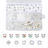 CHGCRAFT 178Pcs 12 Style Transparent Acrylic Beads TACR-CA0001-19-1