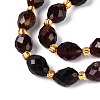 Natural Orange Garnet Beads Strands G-N342-35-8x6-05-4