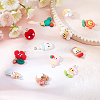 SUNNYCLUE 36Pcs 12 Style Resin Pendants RESI-SC0002-14-4