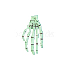 Glow in The Dark Plastic Hand Skeletons LUMI-PW0001-163-1