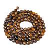 Natural Tiger Eye Beads Strands LS-G-M399-03C-5