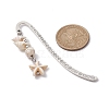 Zinc Alloy Hook Bookmarks AJEW-JK00298-01-3