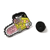 Creative Tool Alloy Pink Enamel Pin Brooch for Backpack Clothes JEWB-R004-03EB-03-3