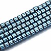 Electroplate Non-magnetic Synthetic Hematite Beads Strands G-T114-62-08-1