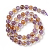Natural Amethyst and Natural Citrine Beads Strands G-E044-01-3