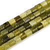 Natural Xiuyan Jade Beads Strands G-T141-86A-4