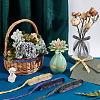 3 Rolls 3 Colors Polyester Floral Ribbon OCOR-HY0001-09A-4