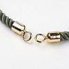 Nylon Twisted Cord Bracelet Making MAK-K007-03G-2