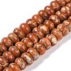 Dyed Synthetic Imperial Jasper Beads Strands G-P529-E01-A01-1