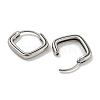 316 Surgical Stainless Steel Hoop Earrings EJEW-D096-18C-AS-2