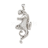 Ocean Brass Micro Pave Cubic Zirconia Pendants LS-KK-K411-04A-P-1