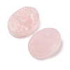 Natural Rose Quartz Cabochons G-K338-38B-02-2