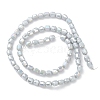 Electroplate Glass Beads Strands EGLA-K015-08F-2