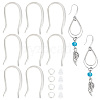 GOMAKERER 5 Pairs Sterling Silver Earring Hooks DIY-GO0001-30-1