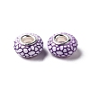 Opaque Resin European Beads RESI-C055-01A-2