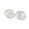 Opalite Donut/Pi Disc Charms G-G142-02V-2