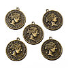 Tibetan Style Alloy Pendants X-EA13483Y-AB-1