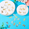 100Pcs 4 Colors Iron Pendants IFIN-TA0001-70-5
