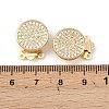 Brass Micro Pave Clear Cubic Zirconia Box Clasps KK-L255-02G-06-3