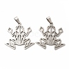 Non-Tarnish 201 Stainless Steel Origami Pendants X-STAS-K251-044P-1