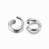 Tarnish Resistant 304 Stainless Steel Open Jump Rings STAS-H437-9x1mm-2