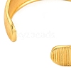 Rhombus Rack Plating Brass Micro Pave Cubic Zirconia Cuff Bracelets for Women BJEW-M040-15G-3