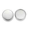 304 Stainless Steel Plain Edge Bezel Cups X-STAS-E460-10S-14MM-1