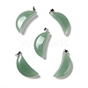 Natural Green Aventurine Pendants G-F714-03A-1