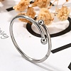 304 Stainless Steel Open Cuff Rings for Women RJEW-F170-03P-01-1