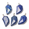 Natural Lapis Lazuli Pendants G-P445-D04-1