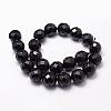 Natural Black Onyx Beads Strands G-N0171-12-16mm-2