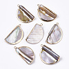 Natural Freshwater Shell Pendants SHEL-R048-08-1