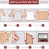Wood Picture Frame DIY-WH0162-11C-4