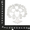 201 Stainless Steel Laser Cut Tree of Life Connector Charms STAS-Z116-02P-03-3