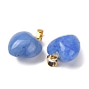 Dyed & Heated Natural Agate Pendants G-I311-A48-P-3