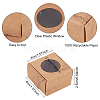 Foldable Creative Kraft Paper Box CON-WH0077-16B-2