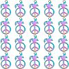 20Pcs Rainbow Color Alloy Pendants FIND-FH0003-56-1
