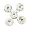 Natural Howlite Donut/Pi Disc Charms G-G142-01G-1