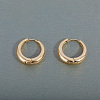 Shiny Brass Hoop Earrings DV5282-3