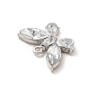 Alloy Cubic Zirconia Pendants ALRI-K050-02P-3